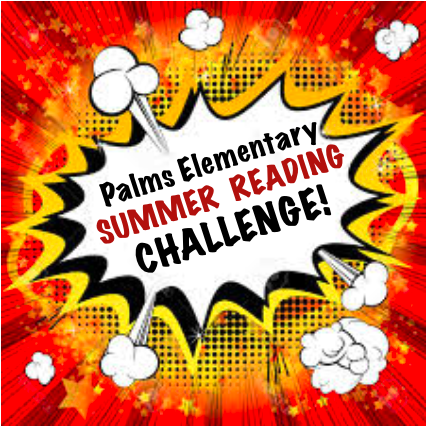 Palms_Pesd's tweet photo. Palms Elementary Summer Reading Challenge Begins today! Click here for details! https://t.co/nHzJNwLTux #palmscoyotepride #learninghasnotstopped @PerrisESD @PESD_StaffDev @RCOE https://t.co/d0Q8sgZLDT
