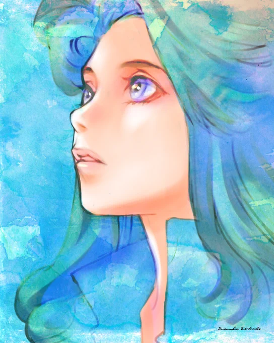 その街を泳いで 
#illustration #drawing #painting #photoshop 