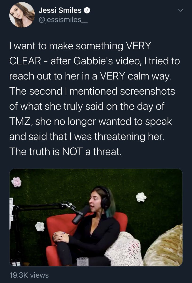 Jessi speaks out on Gabbie