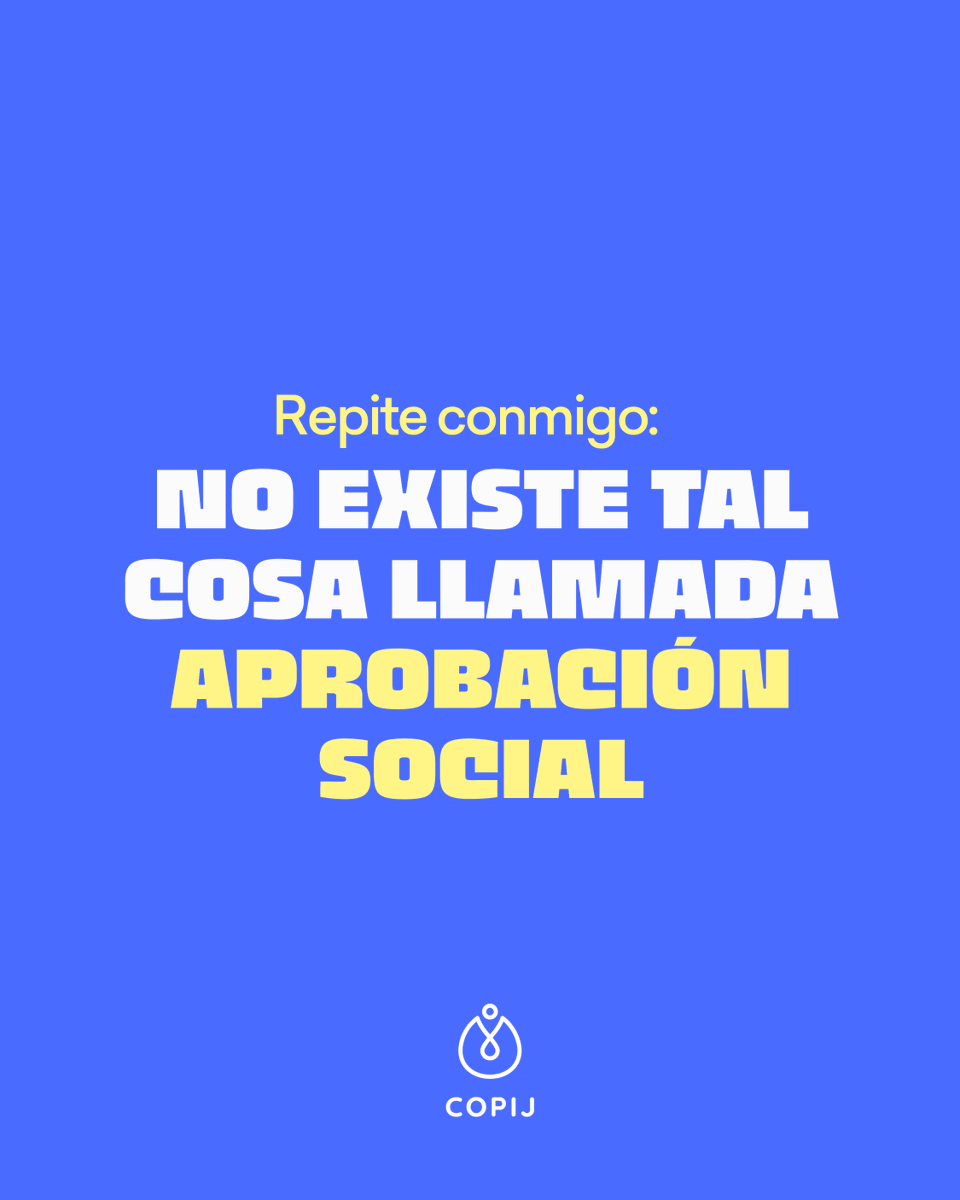 Nadie tiene que aprobarte por ser quien quieres ser 😎🖖.

#Jovenes #COPIJ