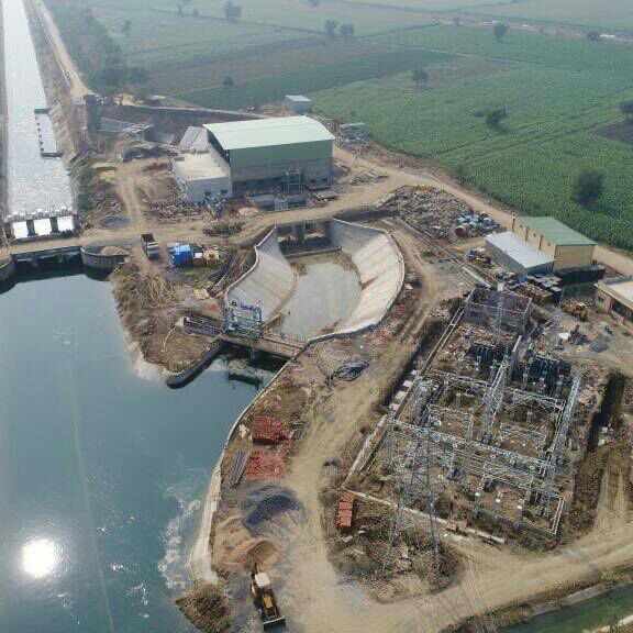 OmInfraLtd's tweet photo. SSNNL hydroelectric power project under nearing completion in Gujarat. https://t.co/S5SXAcxGuQ