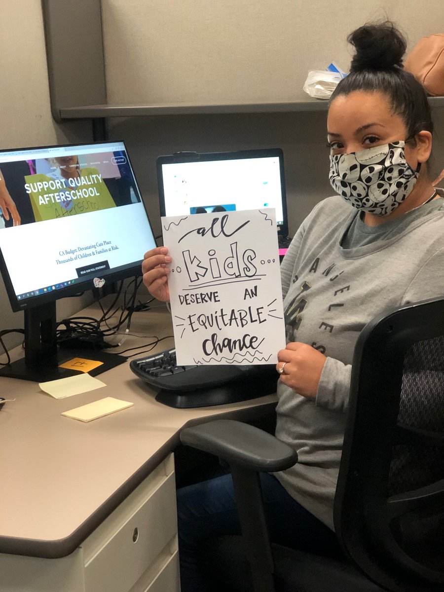 LesleyMartin_'s tweet photo. Thank you @misscassy04 for being an #Equity advocate for #AfterSchool programs 👏🏾👏🏾@CAgovernor @GavinNewsom Help us continue to provide #Equity and #Access to students! #ExpandedLearningAllDayEveryDay https://t.co/H1IPJwhUUw