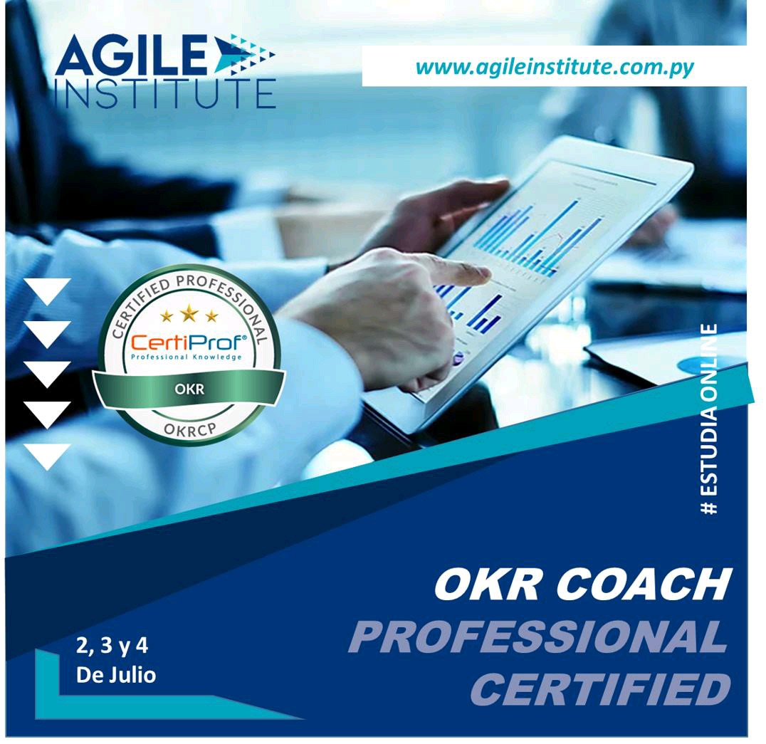 AgileParaguay's tweet photo. Certificate en la metodología de gestión de metas y objetivos que utiliza Google Objetivos y Resultados Claves, examen con certificación internacional de CertiProf https://t.co/uNNewGo5LL