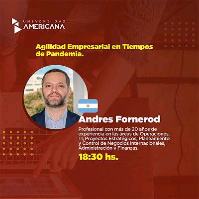 AgileParaguay's tweet photo. Asistí al Webinar de la @uamericana  sobre Agilidad Empresarial!!! Mañana martes a las 18.30 hs en vivo https://t.co/waENdj4cwo