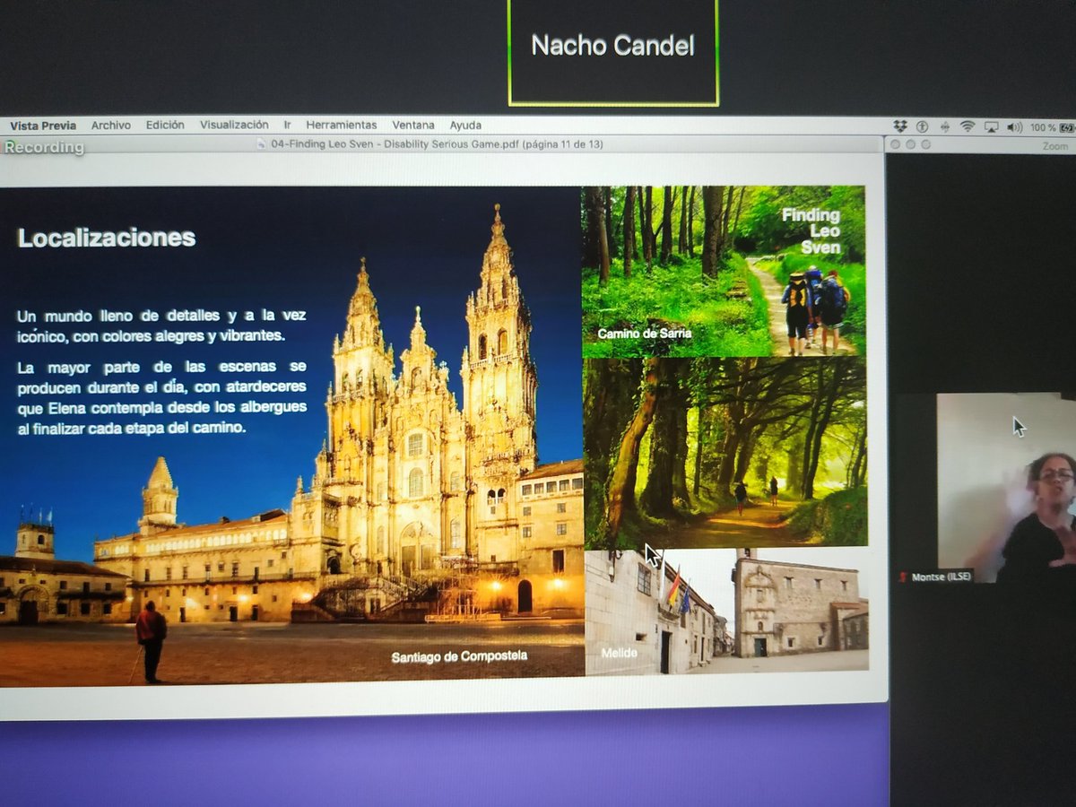 PoloDigitalMLG's tweet photo. El cuarto finalista "Finding Leo Sven" un juego narrativo donde Elena, su protagonista con diversidad funcional, iniciará el #caminodesantiago #DisabilitySeriousGame https://t.co/kXjh9IfsHS