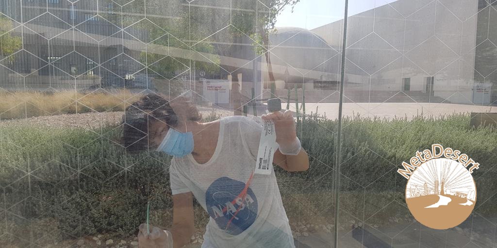 ShahryarRana4's tweet photo. Team #MetaDesert just finished swabbing for #gCSD2020 #metasub! Don't worry they decontaminated afterward too! https://t.co/Z48dQf0k7Q