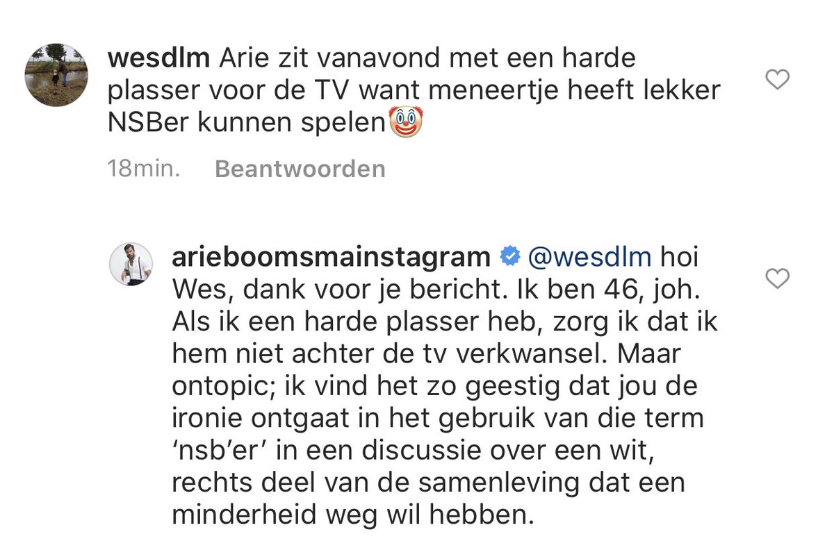 arieboomsma's tweet photo. Meestal heeft het geen zin om te reageren op de trollen. Maar soms is het toch wel leuk een gesprek aan te gaan... https://t.co/y77ptLoAcn
