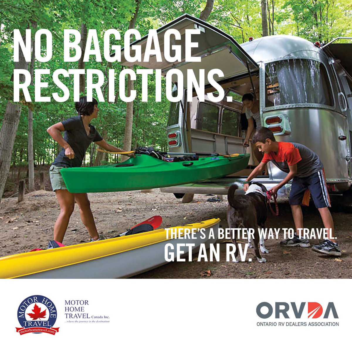 Tired of crowds, delays &amp; cramped, airless spaces? Discover the freedom of RV travel. Go wherever you want, whenever you want.
 There’s a better way to travel. Get an RV.
#RVLife #traveltrailers