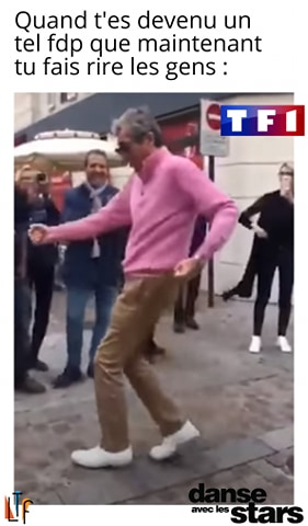 LeTurfuoff's tweet photo. Il sera en binôme avec une jeune Colombienne qu'il a publiquement surnommée "Cocaïne".

#grainderiz #balkany #danse #danser #dance #FeteDeLaMusique #FeteDeLaMusique2020 #fete #musique #son https://t.co/X6Xyq7NLb4