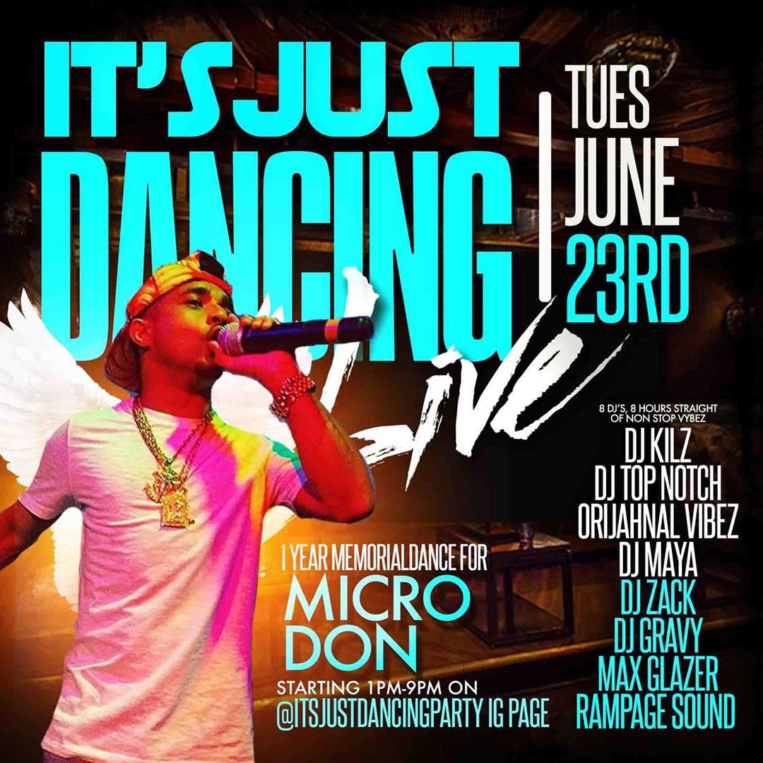 Max Glazer (@maxglazer) on Twitter photo #MicroDonForever. Tuesday 1-9 pm. It’s Just Dancing Party IG Live. Im on at 2 pm. #MicroDonForever. Tuesday 1-9 pm. It’s Just Dancing Party IG Live. Im on at 2 pm.