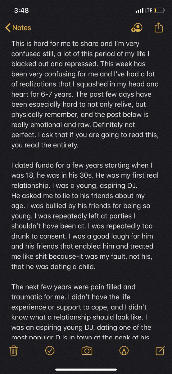 hellobabyghost's tweet image. I want to post this here as well. For the survivors, you are not alone.

This is a very long post, and I chose to leave the emotion in it. This is about a relationship I had when I was 18-20 that I am just coming to terms with. 

TW: r*pe, abuse, ED, drugs
1/9