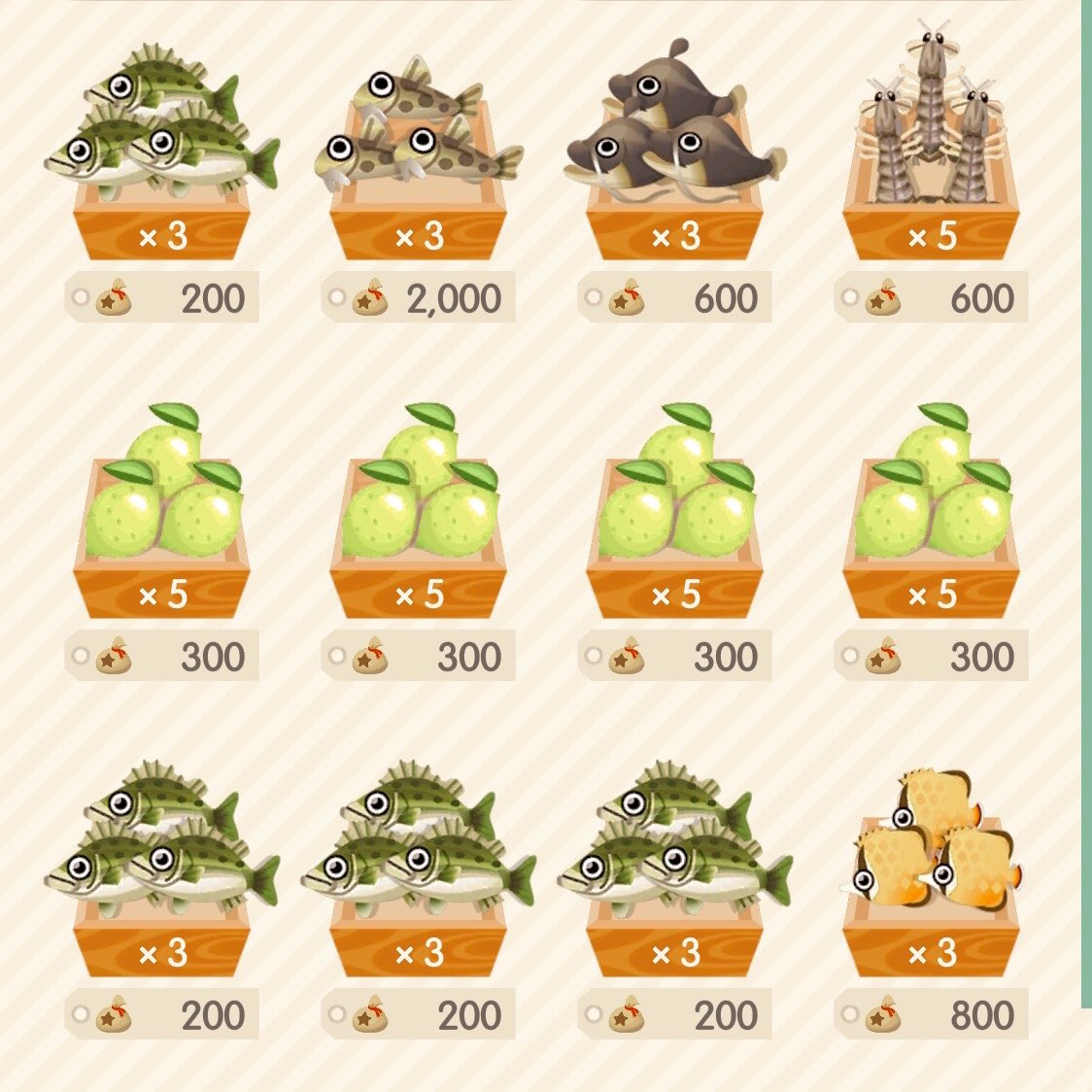 potatohimeACPC's tweet image. Hewwo~ I sell lemons 5 for 300 on my marketbox hehe looking for players that sell lychees or grapes 🥺💕 ID is in bio 🍋💕 #ACPC #marketbox #acpcmarketbox