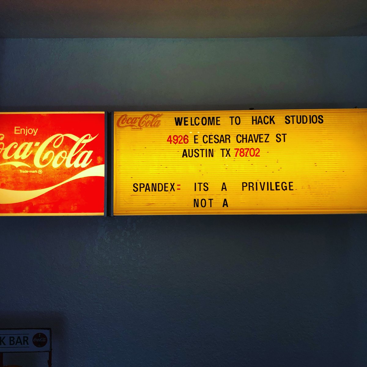 hackstudiosatx's tweet image. Any guesses for this week’s movie quote board?

Courtesy of our amazing Lead Animator, Goldie Rankin.

#austin #texas #film #moviequote #cocacola #production #hack
