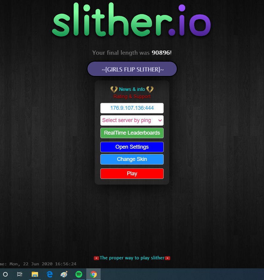 Get it here:  #Slither, #Slither.io