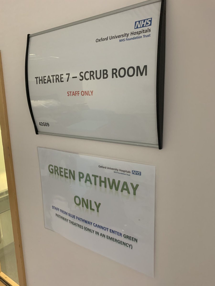 Great to be back operating on elective patients at ⁦<a href="/OUHospitals/">OUH</a>⁩. First two patients on our new daycase total hip replacement pathway already on their way home. Thanks to all the hard work from the anaesthetists, physios, OTs, nurses and pharmacists for making this happen.