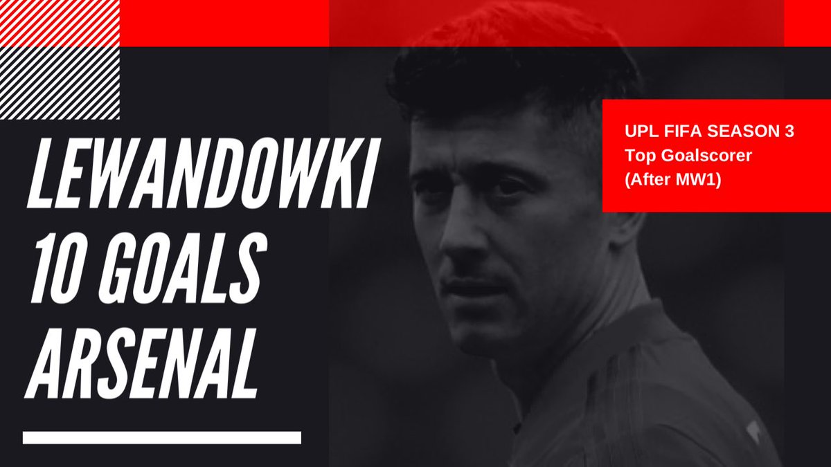 UPL FIFA SEASON 3🔰

TOP GOALSCORER⚽️

1. <a href="/Lethal_Lewa/">Lethal_Lewa</a> - 10 Goals - Arsenal
2. @matty63228060 - 9 Goals - Liverpool
3. Obama - 6 Goals - Aston Villa
4. @mufcpete_ - 5 Goals - Man Utd
5. <a href="/parisiannn/">parisian</a> - 4 Goals - Man Utd

Lewandowski Leads the Scoring charts after MW1🔥

#UPLFIFAS3