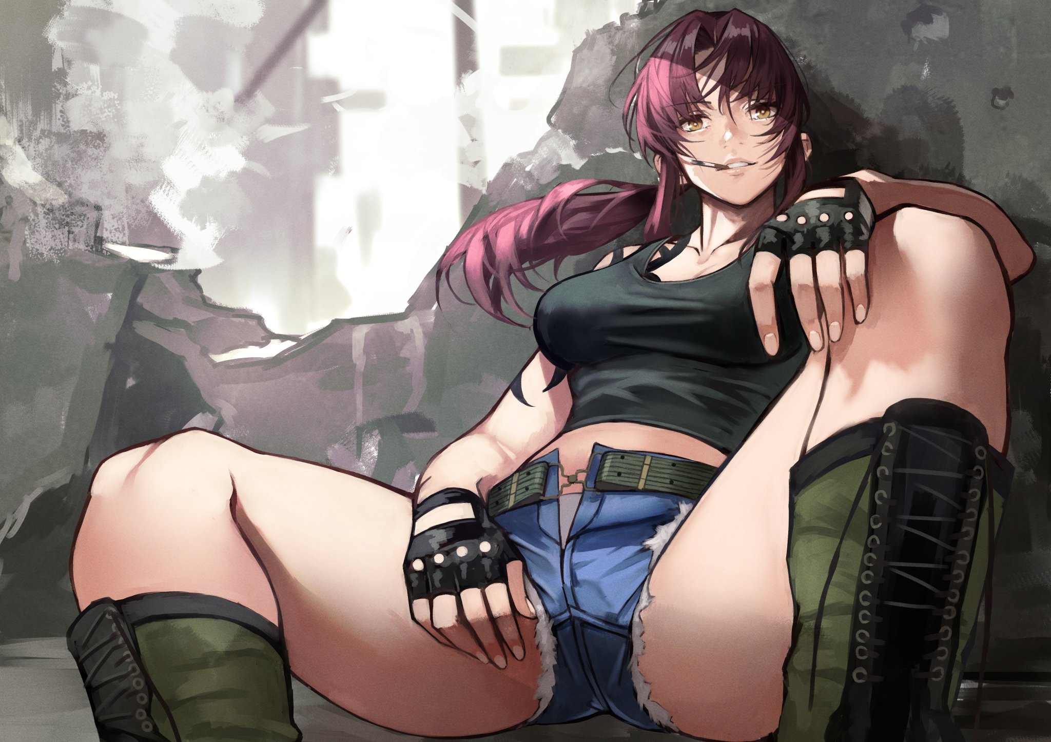 Black Lagoon Revy GIF.