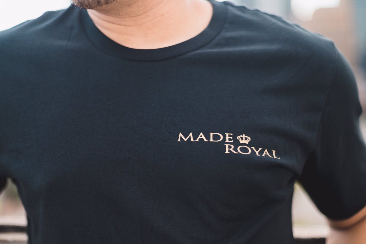 Too_fresh4ya's tweet photo. MADEROYAL TEES NOW AVAILABLE 
Dm for one!! In BLACK &amp; OILVE https://t.co/0aDJyn7drC