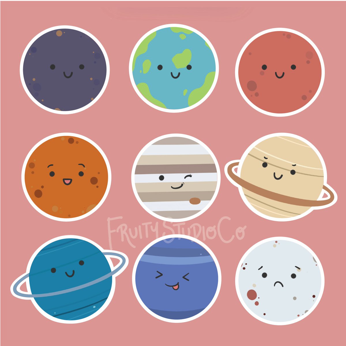 Hi, we're Crystal & Candy and we make kawaii stickers! We've been friends since high school and decided to open up a sticker store together Shop:  http://www.fruitystudioco.com 