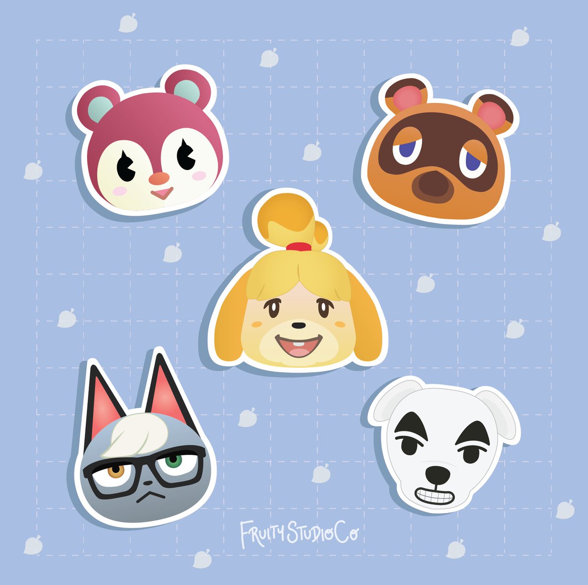 Hi, we're Crystal & Candy and we make kawaii stickers! We've been friends since high school and decided to open up a sticker store together Shop:  http://www.fruitystudioco.com 