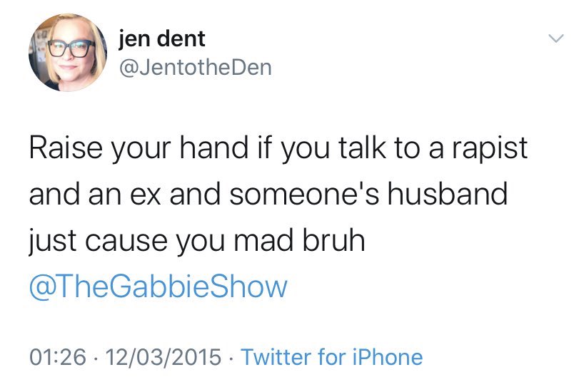 More tweets from Jen about what Gabbie did to Jessie