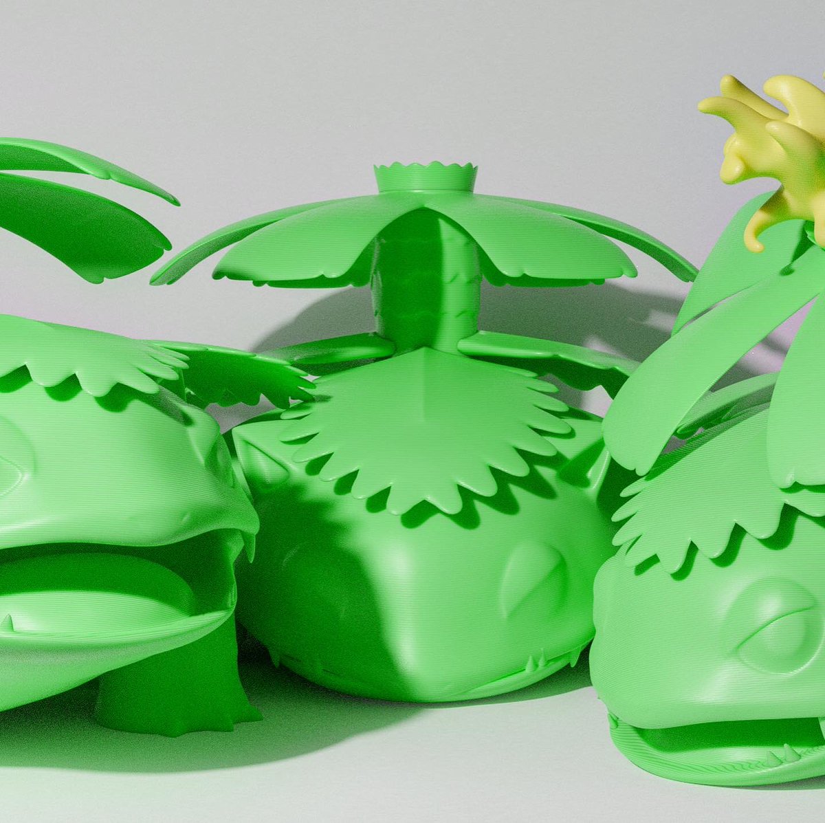 ShadowBons's tweet photo. 😊 all the Bulbasaur evolution family ready 😋 

#venusaur #shadowbons #3dmodeling #3Dprinting #3dprint #pokemon #bulbasaur #ivysaur #cults3d #cetusmk3 #cetus3d #esun3dfilaments https://t.co/mBK9AslLb6