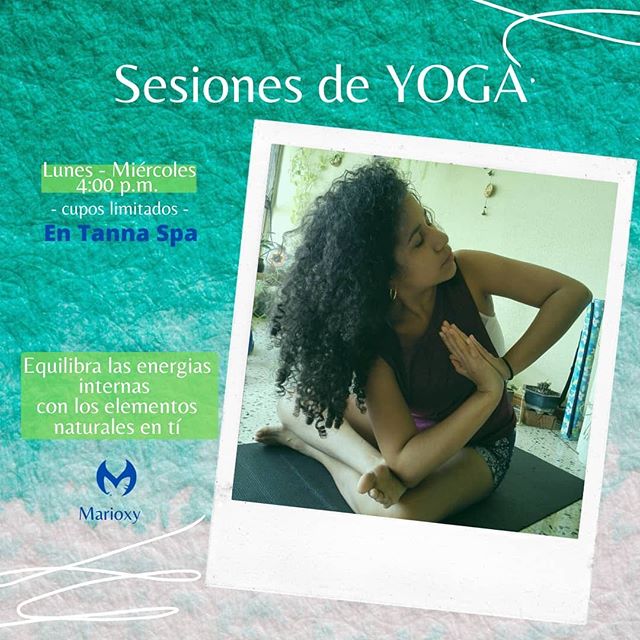 TannaSpa's tweet photo. Sesiones de yoga presenciales con @marioxyguedez quien nos enseña a equilibrar las energías internas con los elementos naturales qué hay en nosotros. - Los esperamos : Lunes y miércoles 4 pm Hatha yoga para principiantes y nivel intermedio - Seguimos… https://t.co/v3P8UbN7Zx https://t.co/Py5AKQEPmr