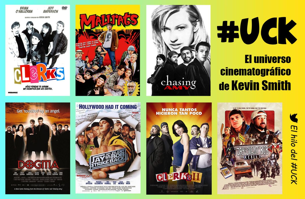 ComicsPeste's tweet photo. Abro el hilo del #UCK.
El universo cinematográfico de Kevin Smith, es una serie de increíbles películas con argumentos independientes, pero entrelazadas mediante el cruce de tramas, lugares, reparto y personajes en común. https://t.co/4p38SXZ52A