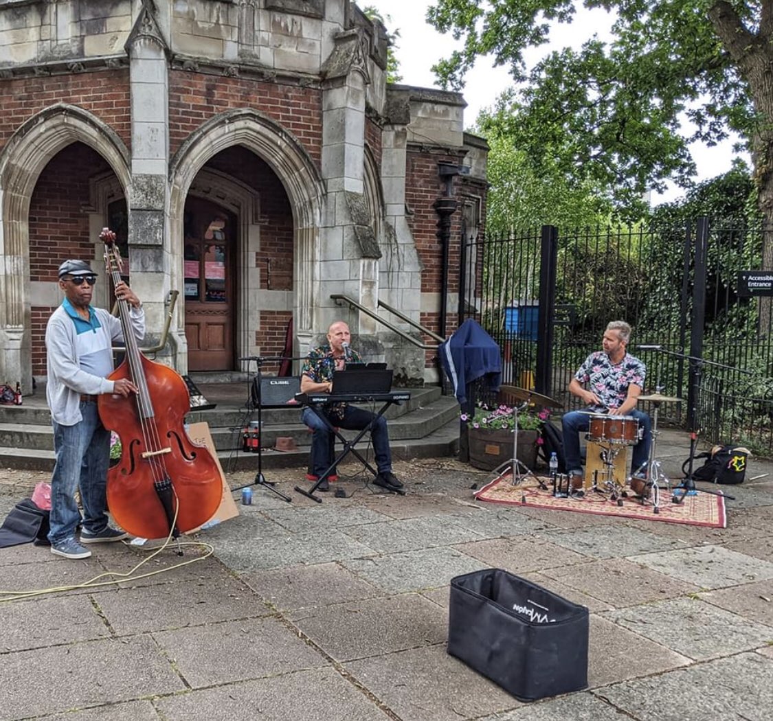 JeremySassoon's tweet photo. Busking.. where have you been all my life? This was such a great afternoon! Back in Didsbury Village this Thursday 1-5pm. Bring an instrument! X https://t.co/tZvh4ir43t