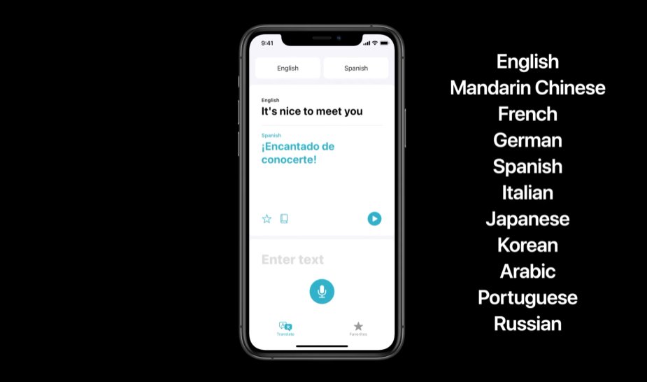 xataka's tweet image. Apple ha creado su propio traductor basado en Siri capaz de traducir una conversación en tiempo real. Afirman que la traducción se hace en local #WWDC20