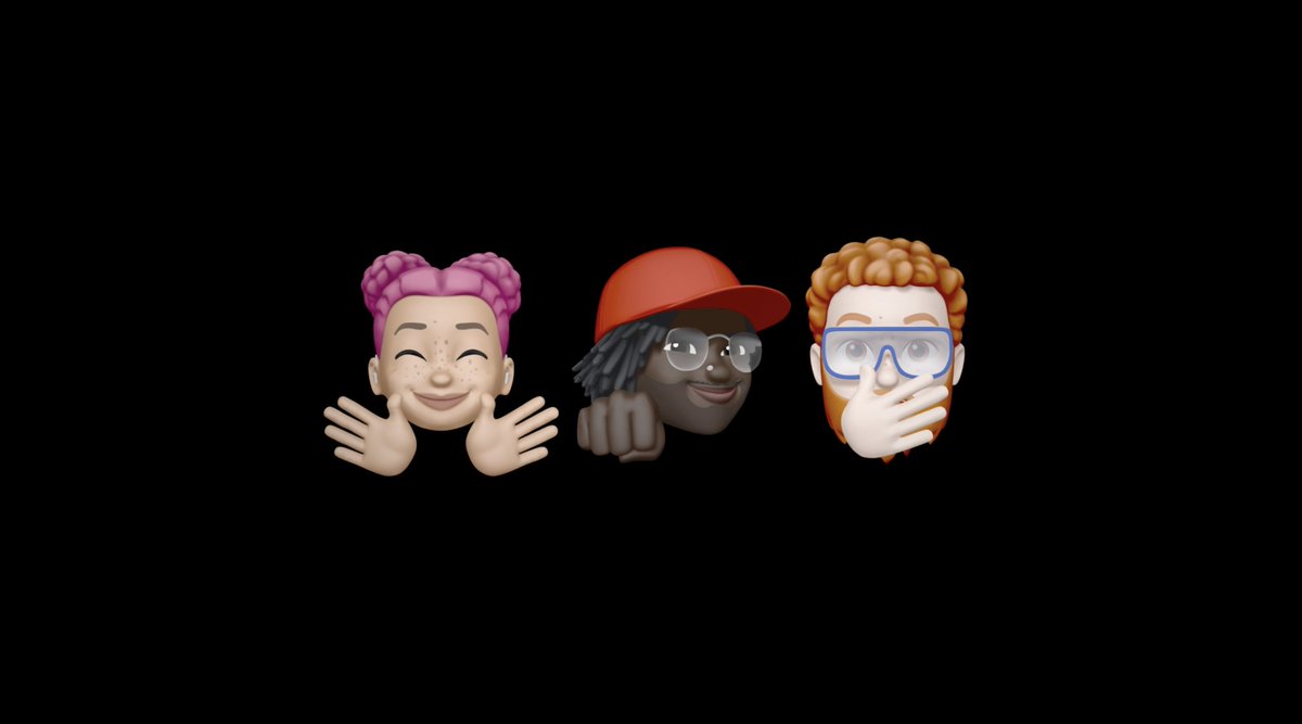 makemac's tweet photo. Memoji Stickers baruuuu. Mana favorit kamu?  #MakeMacWWDC2020 https://t.co/VfN2qZYMAz