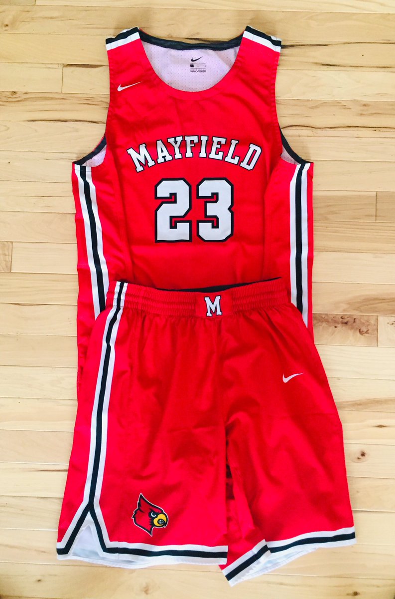 BluegrassBball's tweet photo. Matchup 6 in the @ryanlemond bracket of the #KYHSBballUniformChallenge will have the Garrard County Golden Lions @CoachMcCulley1 fighting it out with the Mayfield Cardinals @Coach_Croft12. https://t.co/N3Ecmbe0jz