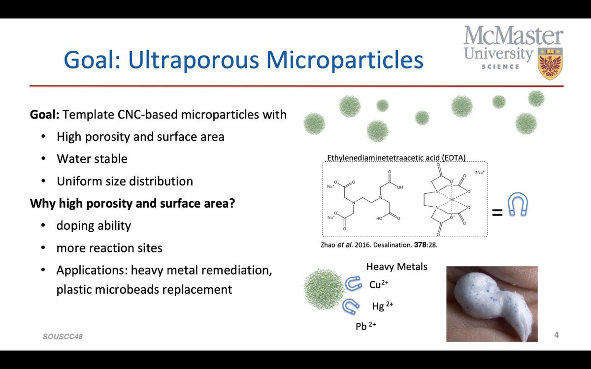 Manjot Kaur Grewal (McMaster University) investigates the use of microfluidic devices to template ultraporous cellulose nanocrystal microparticles <a href="/Manjot_K_Grewal/">Manjot Kaur</a> <a href="/Moran_MirabalRG/">Moran-Mirabal Group</a> #eSOUSCC48

Check it out! 📺 …s3-website.ca-central-1.amazonaws.com/program/event/…