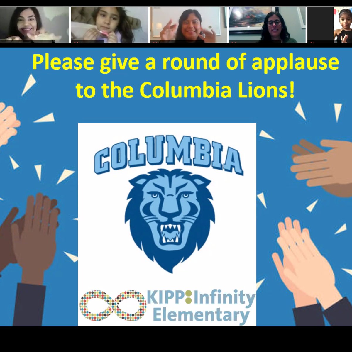 KIPPNYC's tweet photo. Celebrating all the hard work our students have done this year - schools like #KIPPInfinityElementary are shouting out the achievements of their Kindergarten class in character, science, arts, and more! #KIPPNYC https://t.co/a8Aw1kTZus
