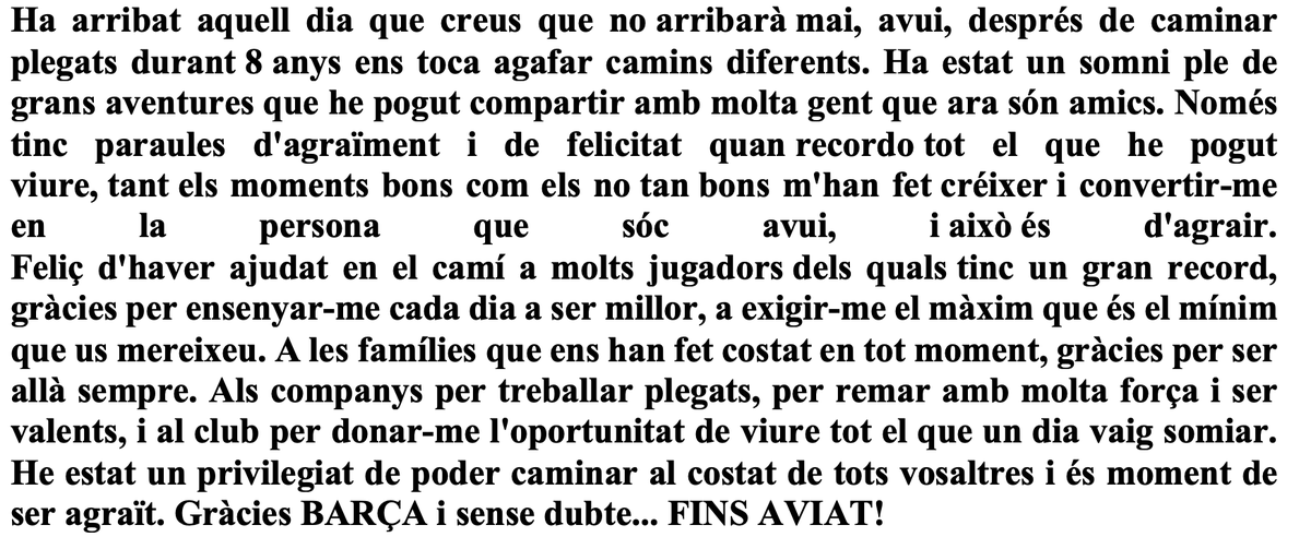 c_litos's tweet photo. Fins aviat BARÇA, hasta pronto BARÇA. https://t.co/jkLYxVnxxX