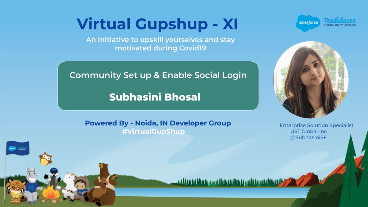 Noida Trailblazer Groups (@noidasfgroups) on Twitter photo #TrailblazerCommmunity - Register for the #Salesforce #VirtualGupShup this Sunday and learn more about Community Set up and Social Logins by <a href="/sfWIT_CJ/">Women in Tech Trailblazer Community ☁️👩🤸♀️👩🎓</a> Leader <a href="/subhasini_sf/">Subhasini Bhosal</a> & chat about life with <a href="/Vinayforce/">Vinay Chaturvedi</a>
bit.ly/VirtualGupShup… #TrailblazerCommmunity - Register for the #Salesforce #VirtualGupShup this Sunday and learn more about Community Set up and Social Logins by <a href="/sfWIT_CJ/">Women in Tech Trailblazer Community ☁️👩🤸♀️👩🎓</a> Leader <a href="/subhasini_sf/">Subhasini Bhosal</a> & chat about life with <a href="/Vinayforce/">Vinay Chaturvedi</a>
bit.ly/VirtualGupShup…