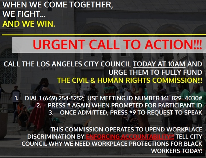 Los Angeles Black Worker Center (@blackwkrcenter) on Twitter photo 