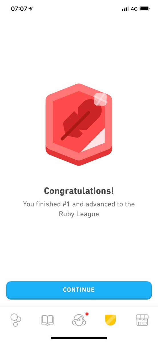 Miss MacLeod is still loving learning Spanish and has reached the Ruby League today! Well done 👏 🇪🇸 <a href="/duolingo/">Duolingo</a>