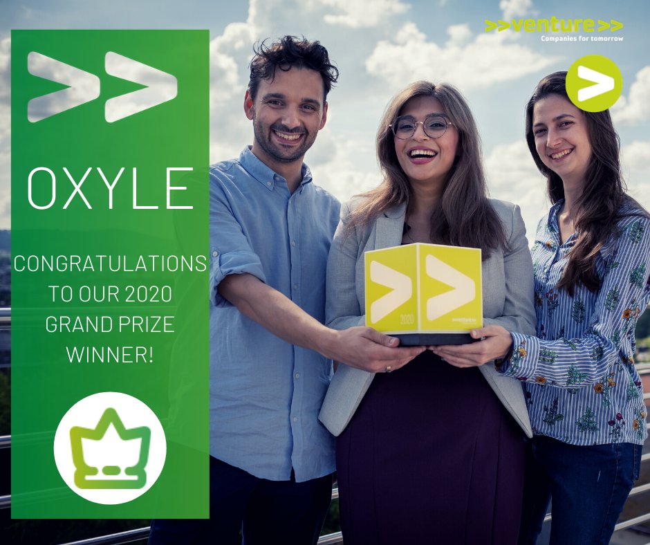 ventureoffice's tweet photo. Congratulations to our Grand Prize winner Oxyle!!! https://t.co/xTJ4YcB1rn
