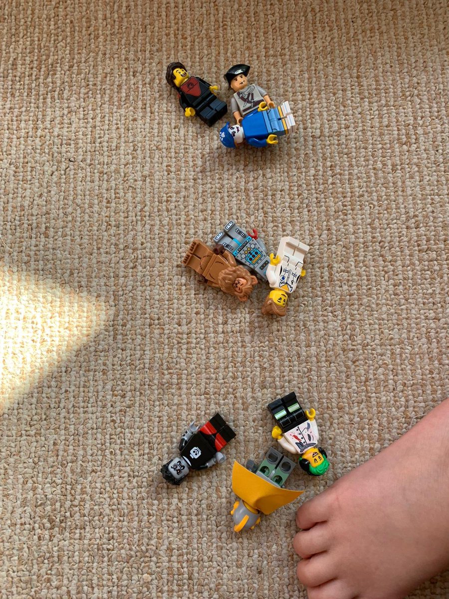 Ladeington's tweet image. We’ve been watching @netflix #TheFloorisLava with the kids (highly recommend it for that old school Saturday night family viewing feel) &amp;amp; they made their own course out of Lego, including covering the steps after a while if the teams take their time 😂