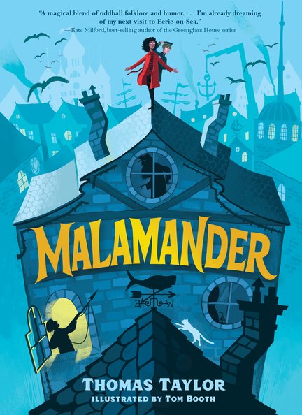 CPSpotlight's tweet image. &quot;Malamander is a fun, wildly imaginative story... It’s also our latest Monthy Young Reader Pick, and we can’t wait for everyone to dig into this delightfully illustrated first installment of the new Legends of Eerie-on-Sea Series.&quot; via @BNBuzz barnesandnoble.com/blog/5-questio…