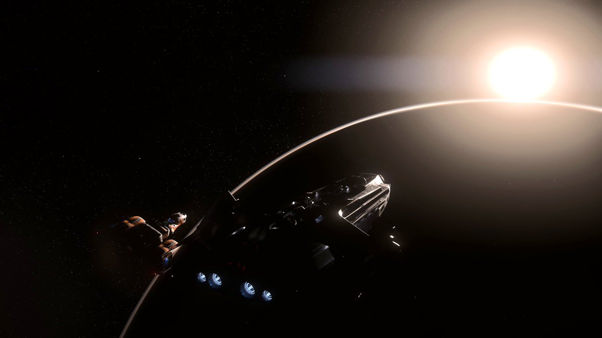 Spectemus's tweet photo. Last night we managed to get a good amount of folks from our org together. The Cassini Interstellar Pathfinder Initiative (CPATH) performed well last night and the verse is safer because of it. Got some great shots along the way. #starcitizen @RobertsSpaceInd https://t.co/PXWXalhD6I