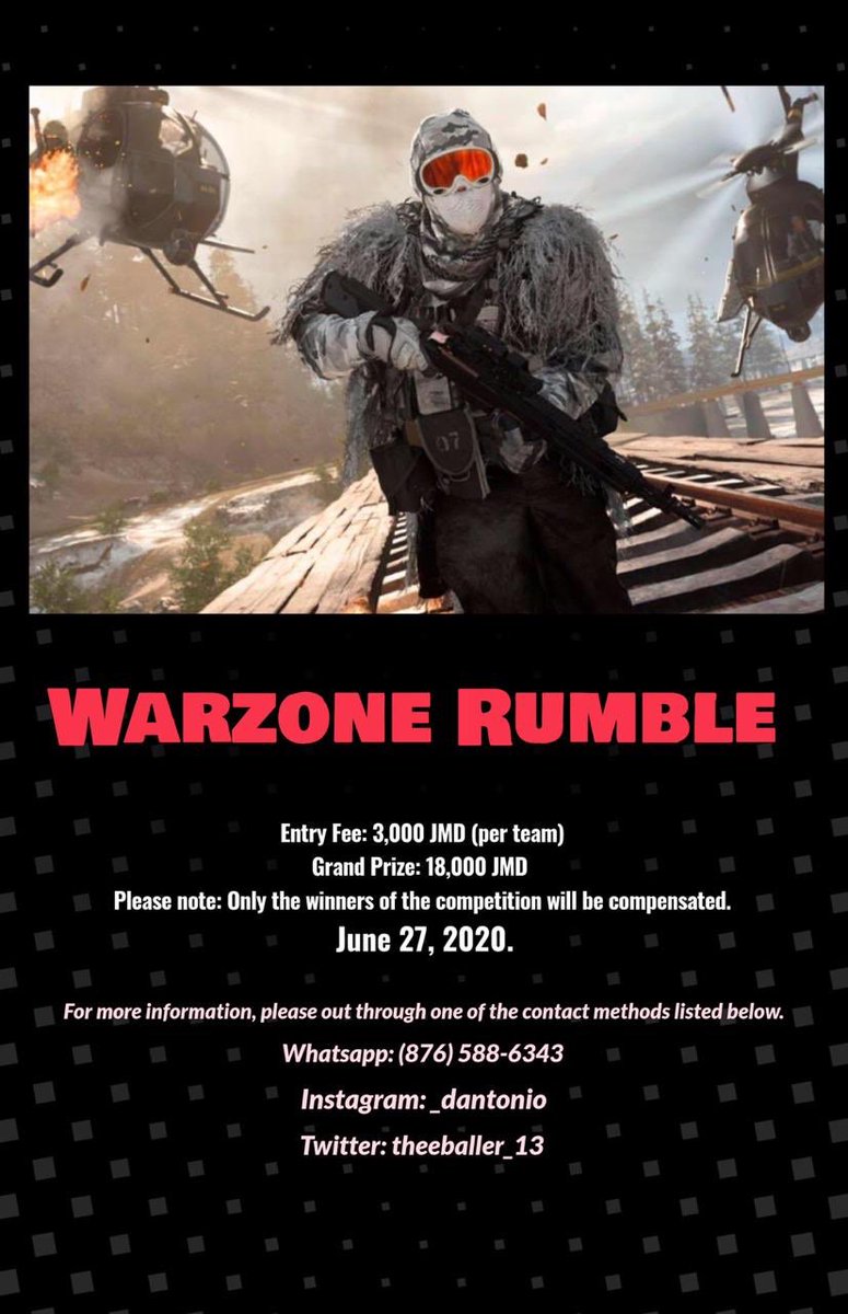 dongustav97's tweet photo. All Warzone lovers. Here is something for you. Link up with @TheeBaller_13 https://t.co/CU4uoyJmnp