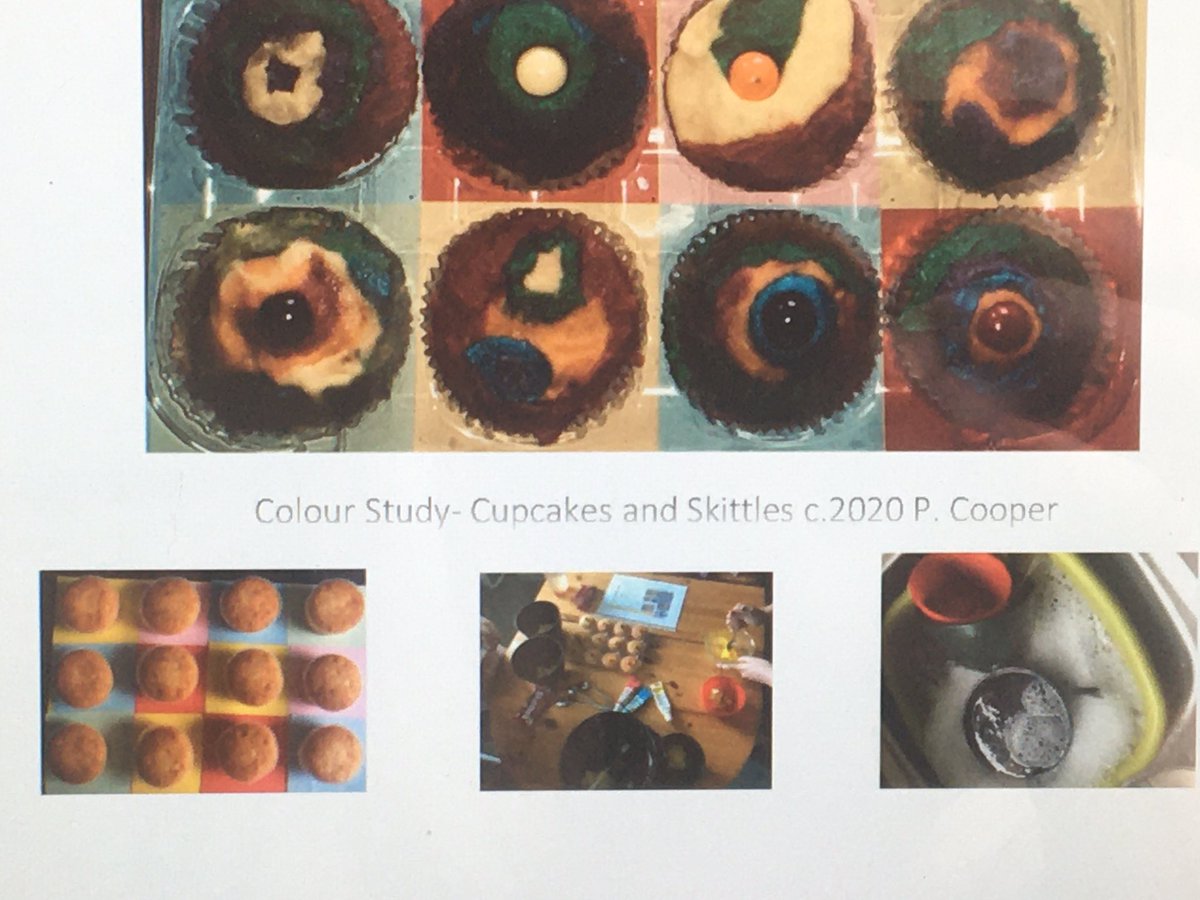 Actually blown away by the creative talents of our pupils <a href="/RoundhaySchool/">Roundhay School</a> Phoebe @RSch_class2024 these Kandinsky cupcakes are a stroke of genius! Well done 👏🏼#talent #creativity #homelearning