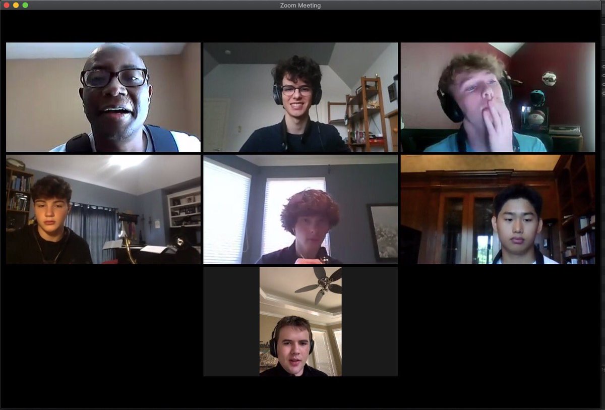 HelbingJazzInit's tweet photo. The morning of the first day of our Carroll High School Jazz Intensive 2020 - digital version! Our topic for the day is "Kid Ory: New Orleans Roots." https://t.co/lZ3aX4Nm3Q