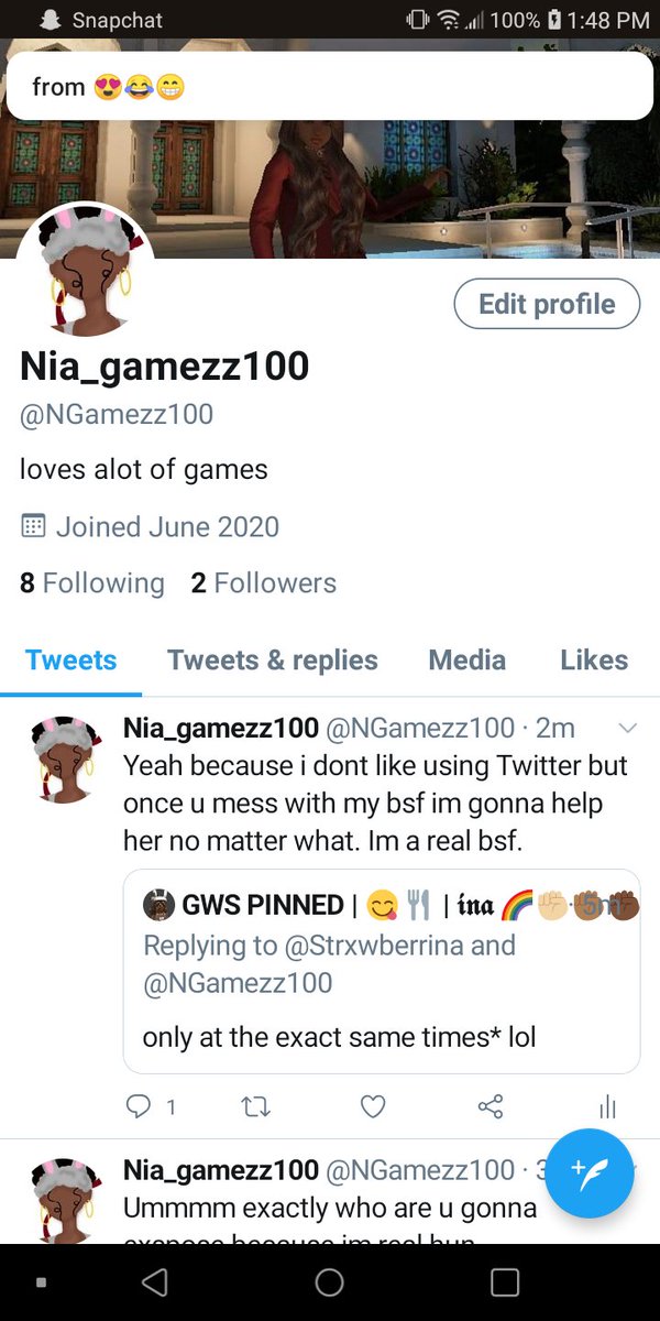 NGamezz100's tweet photo. @Strxwberrina and heres some more proof. Notice how spiller is texted me at the same time as i took my screenshot https://t.co/xTdq5GiCdf