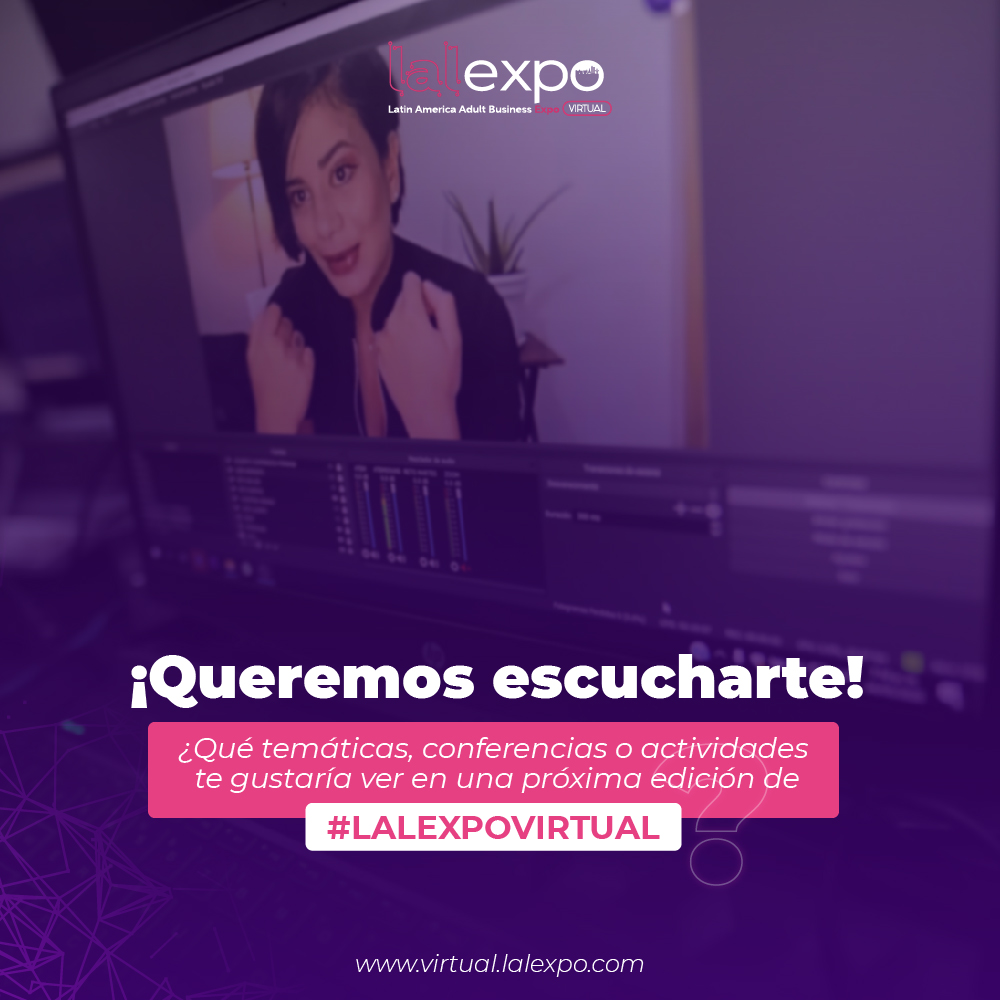 Latamlalexpo's tweet photo. Tu opinión es la más importante es por eso que nos gustaría saber
¿Qué te gustaría ver en una nueva edición de #LalexpoVirtual ?

#Lalexpo #AdultExperts #BestBusiness #Entretenimiento https://t.co/8wdz1pw1wL