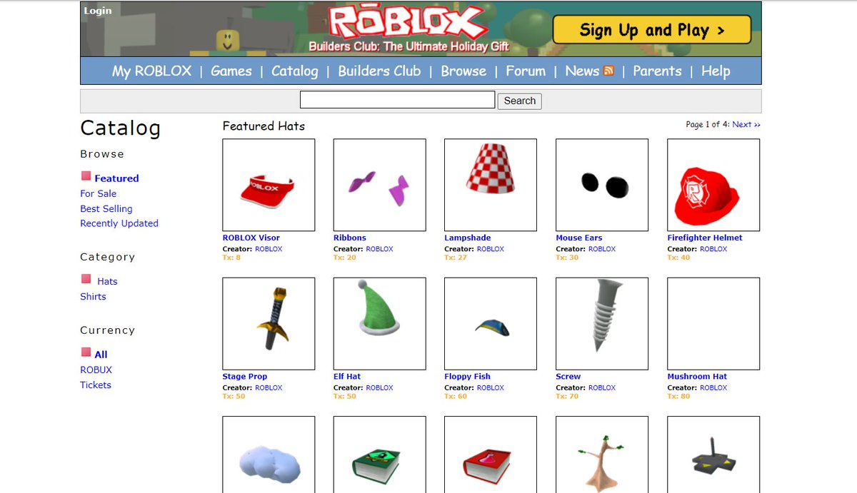 Du O Lantern On Twitter Remember The Old Roblox Catalog - roblox ar twitter after centuries of abandonment the