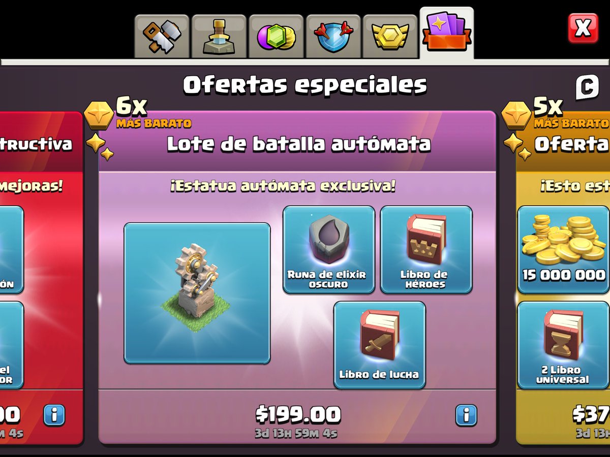 SORTEO de 2 ESTATUAS AUTÓMATA!!!⚠️

👇Para participar solo necesitas👇

⭕️Dar RT🔁

⭕️Seguir a:
✔️<a href="/rigotorres23CoC/">rigotorres23🇲🇽</a>  

Los ganadores se anuncian el miércoles 24 de junio❗️mucha suerte❗️