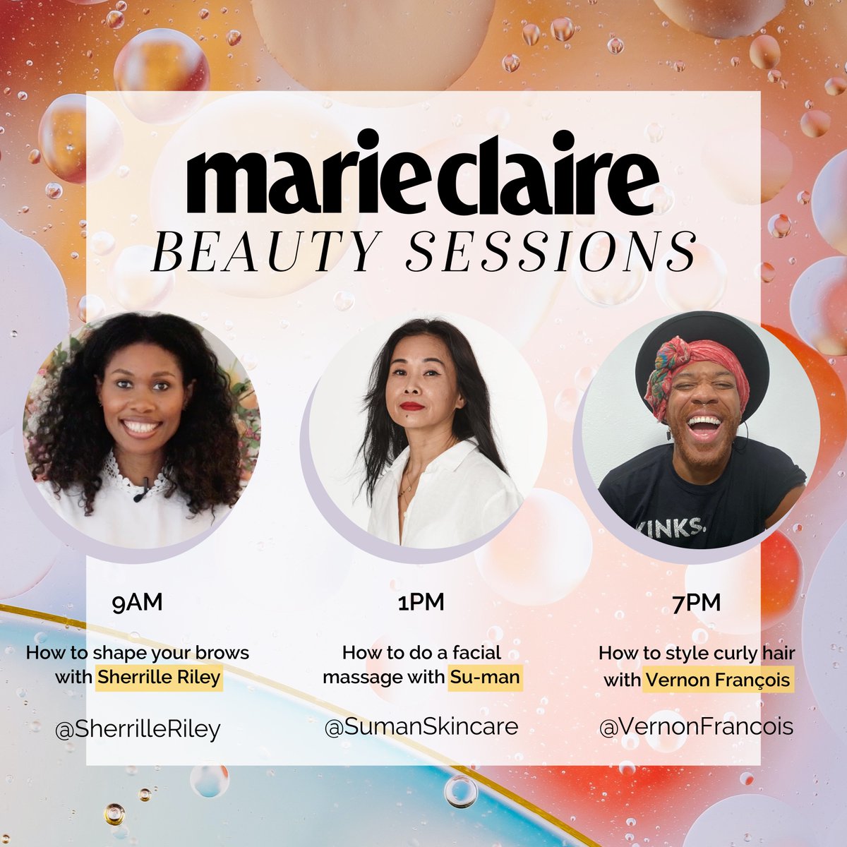 Calling all beauty lovers! Join Marie Claire’s first digital beauty event on Instagram from 23-26 June 2020. Four days of skincare, make-up and hair masterclasses with an incredible line-up of experts. Check out our programme of events for tomorrow!